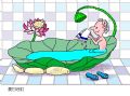 夏日浴缸