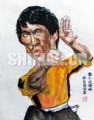 李小龙漫像（国画）