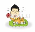 马龙漫画像